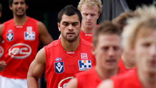 High-profile recruit Karmichael Hunt trots out with his Gold Coast VFL teammates against the Coburg Tigers. High-profile recruit Karmichael Hunt trots out with his Gold Coast VFL teammates against the Coburg Tigers.